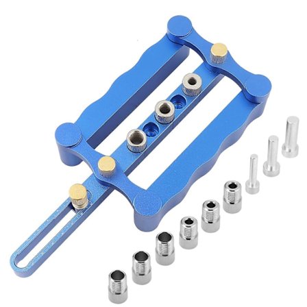 6/8/10mm Självcentrerande Borrjigg Trä Borrhål Kit Träbearbetning Handverktyg