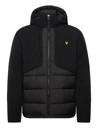 Wadded Hybrid Jacket Black Lyle & Scott Sport