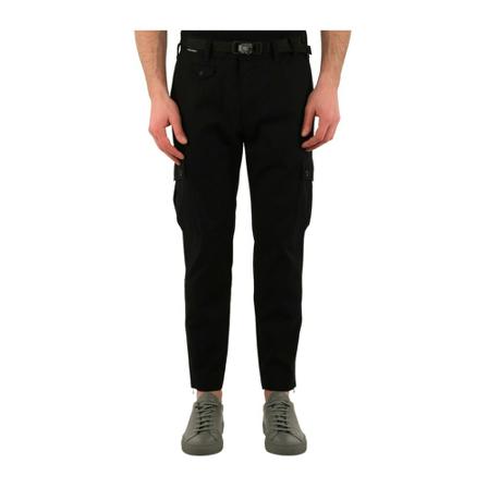 Dolce & Gabbana, Trousers Gya 8Et Gey 93 Zwart, Heren, Maat:M,Ritsen