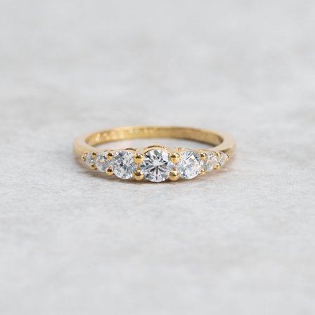 Förlovningsring Midsommarblomster, 18K Rödguld - Förlovning- och vigselringar