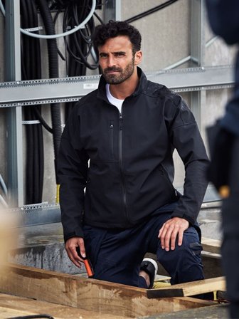 Fristads Herr Softshell-jacka 1476 SBT, Svart