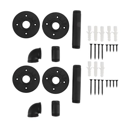 2 sarjaa vesiputkihylly seinälle kiinnitettävä ripustettava mehikasvi vihreä retiisi koristehylly rauta olohuone ruukkuhylly