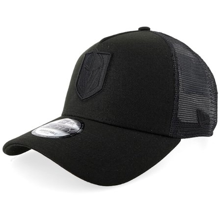 New Era - NHL Sort trucker Kasket - Vegas Golden Knights 9FORTY Black A-frame Trucker @ Hatstore