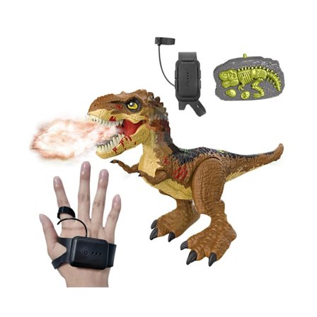 Realistisk T-rex RC Dinosaur Toy - Brun