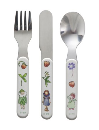 Rätt Start Elsa Beskow, Cutlery, 3-Part - Multi/patterned - ONE SIZE