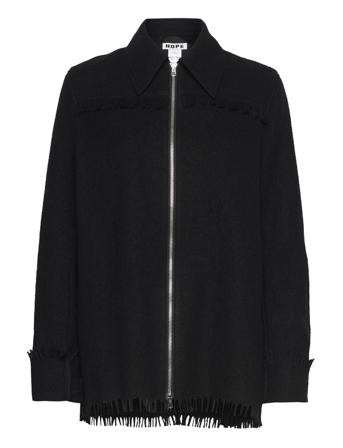 Dalton Overshirt Overshirts Svart Hope