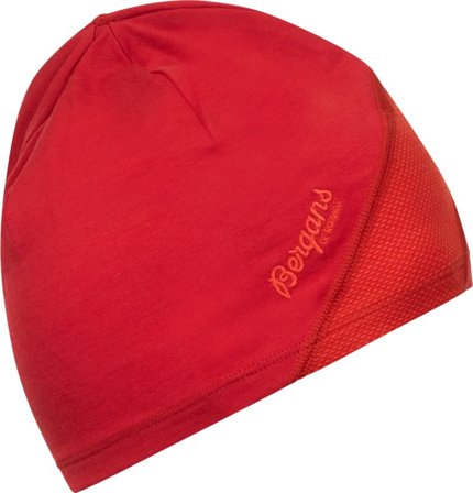 Bergans Women's Cecilie V2 Light Wool Beanie Women beanies Red 56