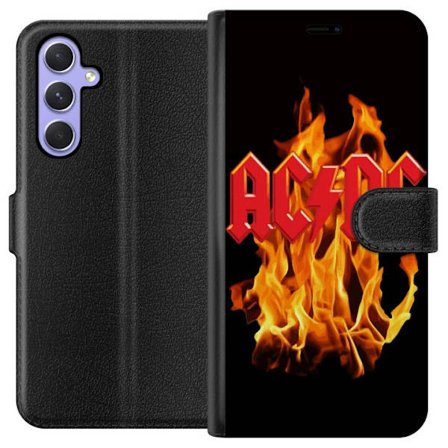 Yhteensopiva Lompakkokotelo Samsung Galaxy A54 AC DC Sähköinen Rockbändi Musiikki