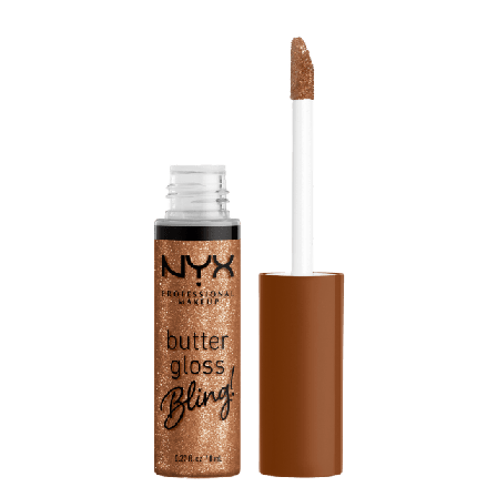 NYX Professional Makeup Butter Gloss Bling Lipgloss Läppglans Unisex Brun 8 ML