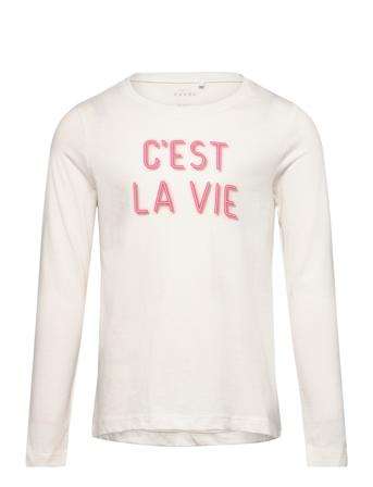 Nkfviolet Ls Loose Top White Name It