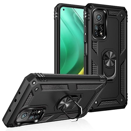 Armor Anti-fall Hybrid PC+TPU Skal för Xiaomi Mi 10T Pro 5G/Mi 10T 5Gmi K30S Ställ Telefonfodral (FMY)