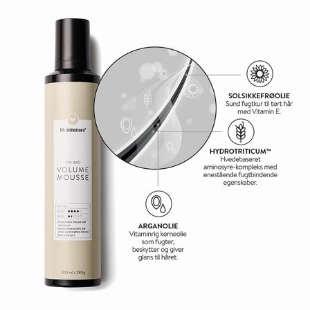 HH Simonsen Volume Mousse 300 ml, Hår, Hårstyling, Styling Mousse