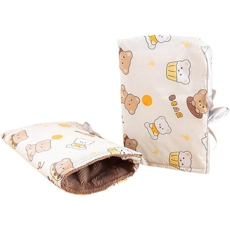 Cykelhandsker - Vandtætte Handsker - Varme Handsker - Cykelhandsker - Scooterhandsker - Håndvarmere - Cykeltilbehør - Vinter - Vindtæt (Sort)