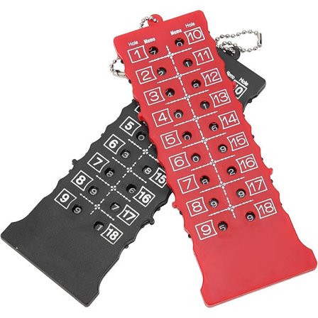 Golf slag tæller 2 stykker 18-hullers scoretavle til træning og konkurrence