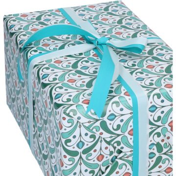 GAVEPAPIR KURBITS HVIT