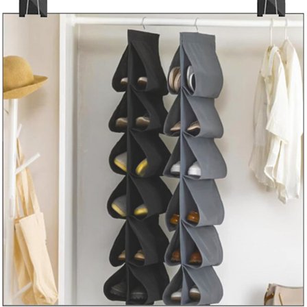 Hängande Skoförvaring Bakom Dörr - 117 * 32CM med 12 Fickor, Dörrorganisatör, Skohylla