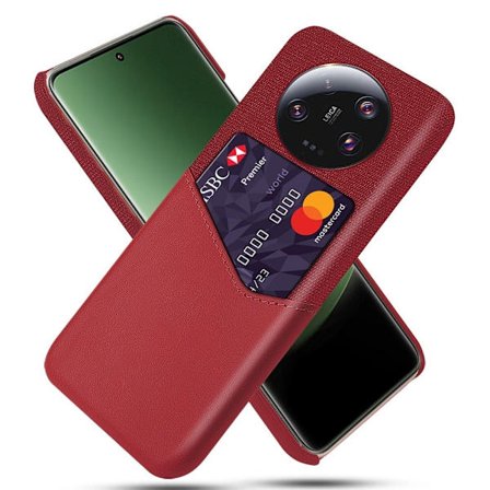 Bofink Xiaomi 13 Ultra skal med korthållare - Röd