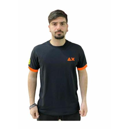 Sun68 T-Shirts Sort, Herre