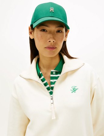 Tommy Hilfiger Th Elevated Chic Cap - Green - ONE SIZE