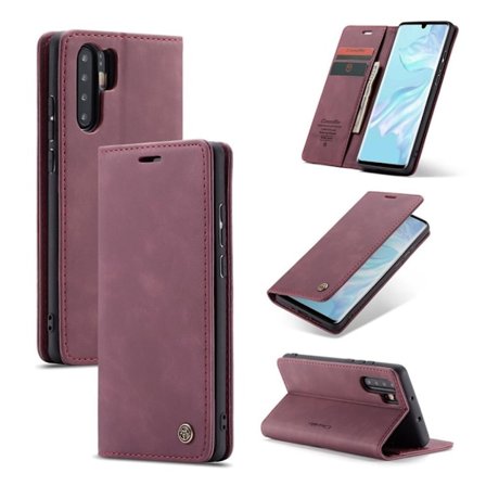 CASEME Huawei P30 Pro retro læderetui - Lilla
