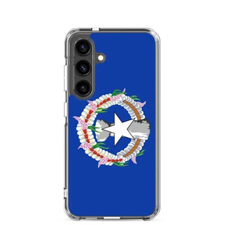 Coque Samsung - Flagga för Nordmarianerna - Flexibel - Flerfärgad - Kompatibel med Galaxy S10