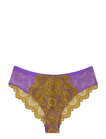 Lace Cheeky Truse Brief Truse Lilla Understatement Underwear*Betinget Tilbud