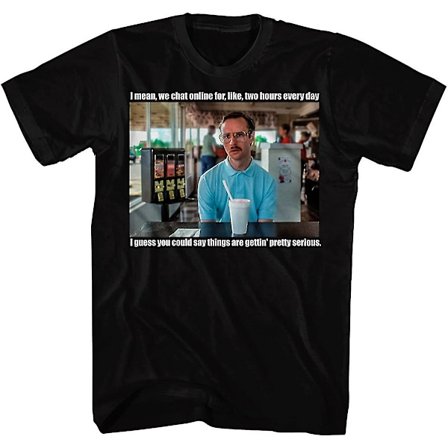 Napoleon Dynamite Serious Graphic T-shirt för män