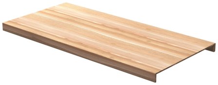 Lundbergs Rustic 80982 Dobbelttrin 1450×590×8 mm, Trapper & rækværk