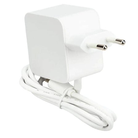For Pi5 Strømforsyning USB-C 27W 5.1V 5A Multifunktionel Praktisk Adapter med EU-stik (Hvid)