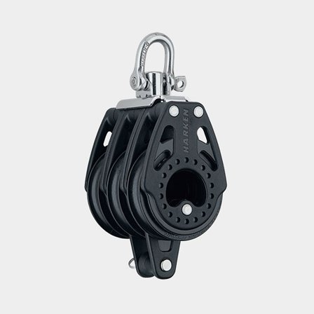 Harken 57mm Triple Block - Swivel, Becket (2605)