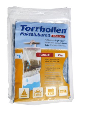 Torrbollen 7205 Fuktslukare Hanger 450g, Inomhusklimat