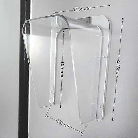 Vejrbestandigt kabinet til adgangskontrolenheder - UV- og regnbestandig beskyttelse til tastaturer og læsere