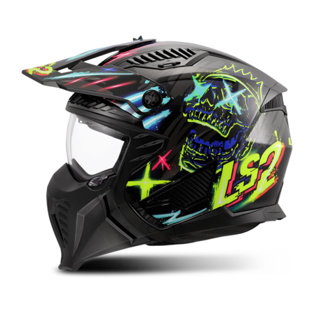 LS2 OF606 Drifter Öppen Hjälm Svart/Blå L