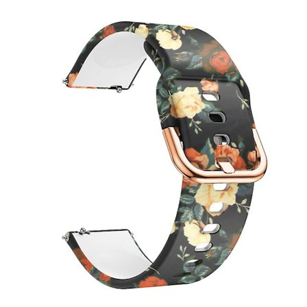 Hopeup 20mm Silikon Smartwatch Armband Band Band För Samsung Galaxy Watch Active