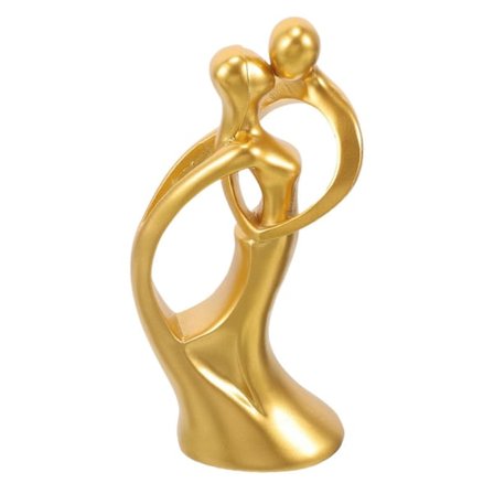 Parstatue Moderne Dekorasjon Klemmende Par Figur Par Skulptur