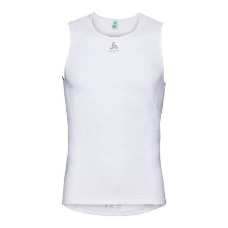 Odlo Men's Suw Top Crew Neck Singlet Breathe Men Short sleeved fitness sweater White S