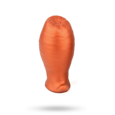Egg Ass Plug Orange 12,5 cm - Vuxen.se - Buttplug, stora & små butt plugg
