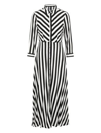 Yassavanna Long Shirt Dress S. Black YAS