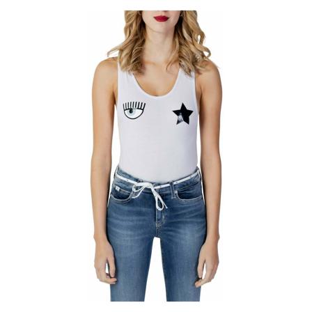 Chiara Ferragni Collection Chiara Ferragni Women White T-Shirt Hvid, Dame Toppe