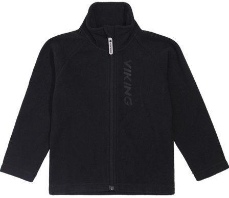 Viking Playtime Fleece Jacket Warm Kids Black