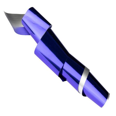 Kynsifolio / folio - kynsien koristeluun - Kromi - Sininen - 1m