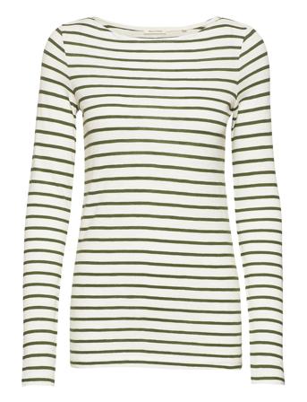 T-Shirts Long Sleeve T-shirts & Tops Long-sleeved Multi/mønstret Marc O'Polo*Betinget Tilbud