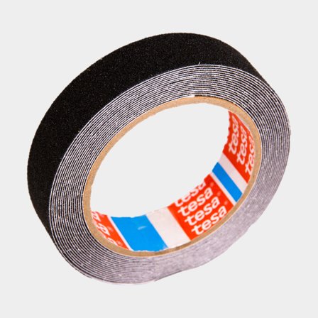 Skridsikker tape Tesa Anti-Slip, 25 mm x 5 meter, sort