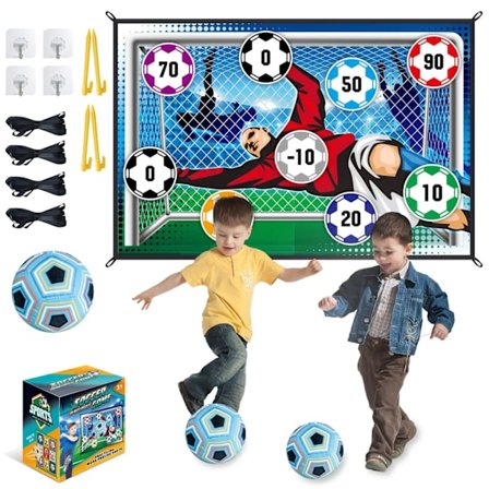 150 cm fotbollsspelsmatta set för utomhus- och inomhusbruk, fotbollsleksaker