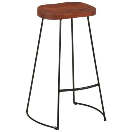 Vidaxl Gavin Barstolar 2 St50x40x78 Cm Massivt Mangoträ Brun