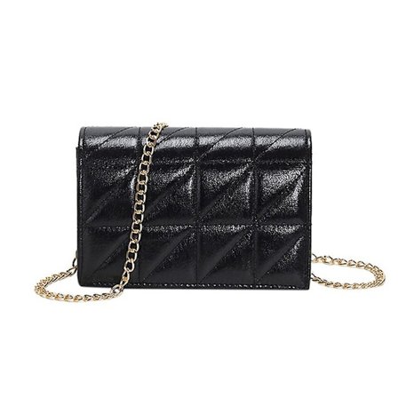 Forår og sommer ny pailletter kæde lille taske mode kunstigt læder skuldertaske