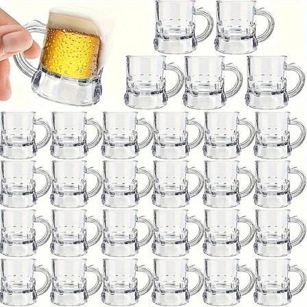 12 kpl, Mini Olutkupit, Muoviset Shot-Lasit, Baarille, Pubille, Klubille, Ravintolalle, Kotikäyttöön, Juomalasit 12 Piece Set