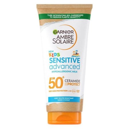 Garnier - C6871800 - Ambre Solaire Sensitive Advanced Hypoallergenisk Barnlotion SPF 50+ 175 ml