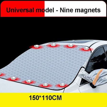 Paksu aurinko- ja lumisuoja tuulilasille, all-in-one suoja pakkasta, aurinkoa ja sadetta vastaan autoille, kuorma-autoille ja matkailuautoille
