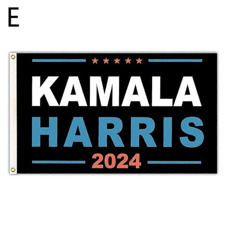 Kamala Harris 2024 Flag 3x5 Ft Harris til Præsident Flag med Messingøjer (FMY)